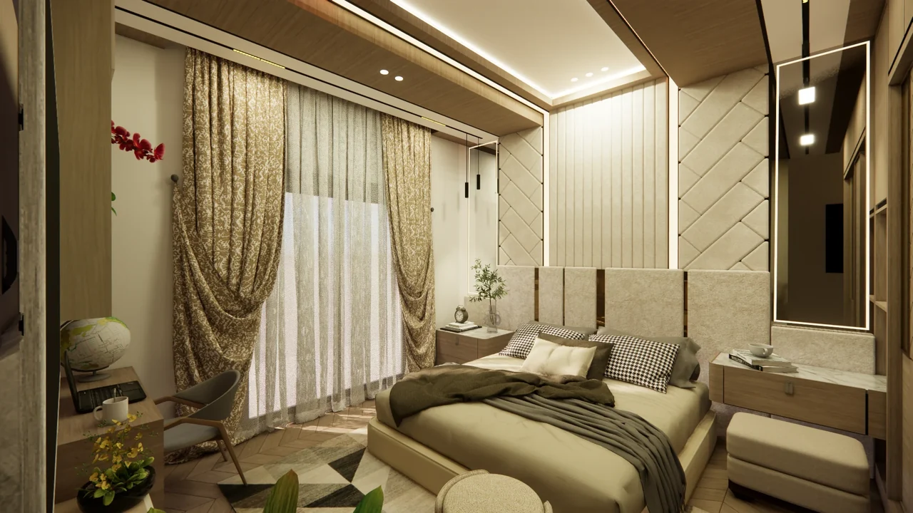 A quiet retreat — Interior design visualization
