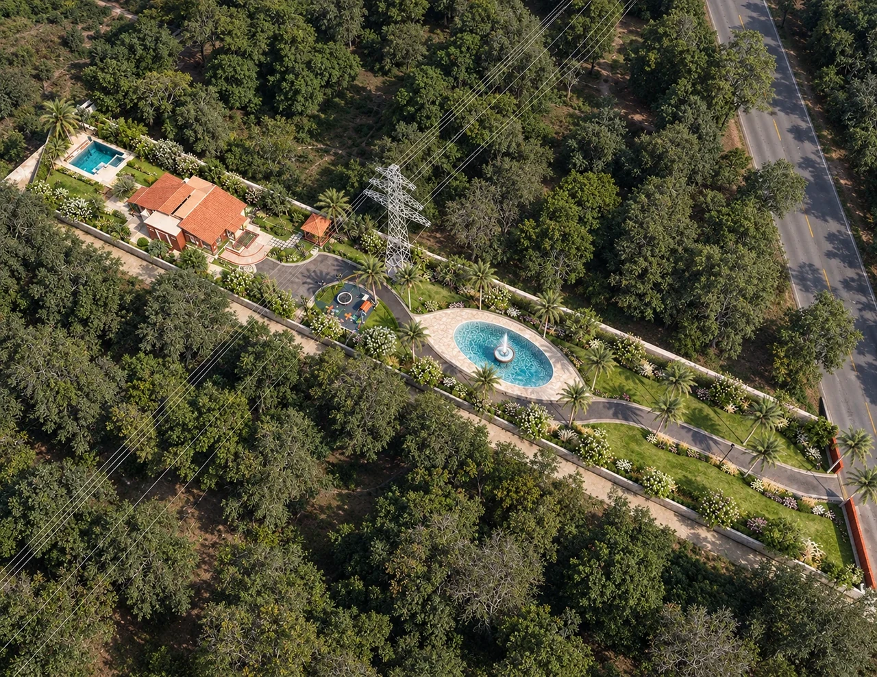 The landscape, considered as a whole — Design visualization