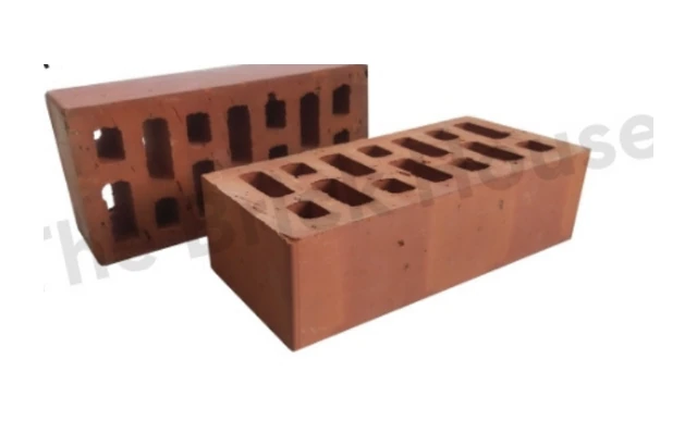 Terracotta 14-hole wirecut bricks